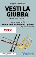 Vesti la giubba from «Pagliacci». Tenor & Woodwind Quintet. (Oboe part). Parti