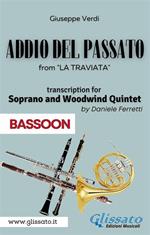 Addio del passato. La Traviata. Act 3. Soprano & woodwind quintet. Bassoon-Fagotto