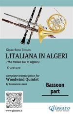 L' italiana in Algeri. Ouverture. Trascrizione per quintetto di fiati. Parte di fagotto