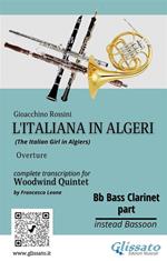 L' italiana in Algeri. Ouverture. Trascrizione per quintetto di fiati. Parte di clarinetto basso Sib