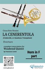 La cenerentola. Ouverture. Trascrizione per quintetto di fiati. Parte di corno in Fa