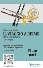Il viaggio a Reims. Overture. Woodwind quintet. Parts. Parti. Flute. Flauto