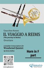 Il Il Viaggio a Reims (overture). Woodwind quintet. Parte di corno francese in Fa