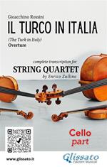 Il turco in Italia. Overture. Transcription for string quartet. Cello part