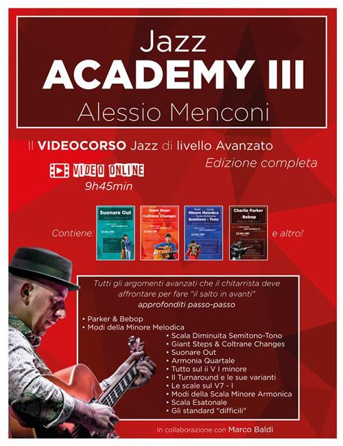 Jazz Academy III. Video corso di livello avanzato di chitarra jazz. Con  video corso - Alessio Menconi - Libro - StreetLib - | laFeltrinelli