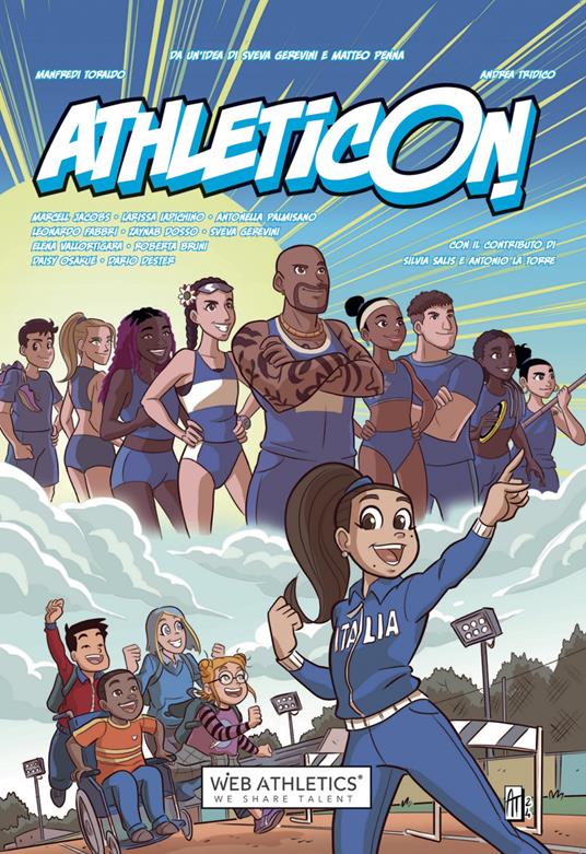 Athleticon. Comics got talent - Sveva Gerevini,Matteo Penna,Andrea Tridico - copertina