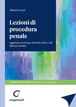 Lezioni di procedura penale