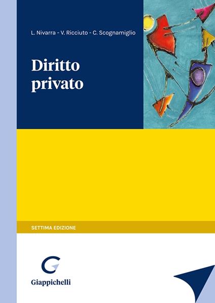 Diritto privato - Luca Nivarra,Vincenzo Ricciuto,Claudio Scognamiglio - copertina