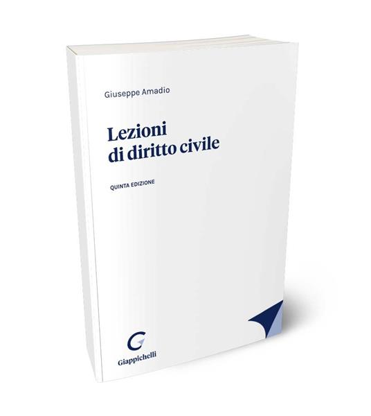 Lezioni di diritto civile - Giuseppe Amadio - copertina