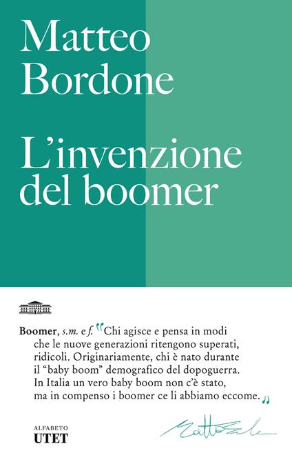 L'invenzione del boomer - Matteo Bordone - copertina