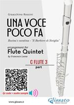Una voce poco fa for flute quintet. Rosina's cavatina 