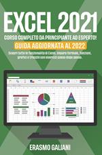 Excel 2021, corso completo da principante ad esperto! Scopri tutte le funzionalità di Excel, Impara formule, funzioni, grafici e trucchi con esercizi passo dopo passo. Guida aggiornata al 2022