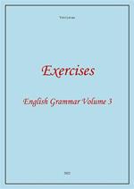 Exercises 3. English Grammar Volume 3