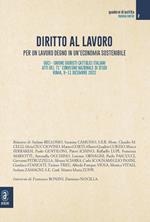 Diritto al lavoro. Per un lavoro degno in un'economia sostenibile