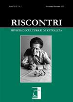 Riscontri. Rivista di cultura e di attualità. Vol. 3: Riscontri. Rivista di cultura e di attualità