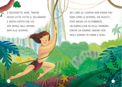 Tarzan delle scimmie di Edgar R. Burroughs. Ediz. ad alta leggibilità - Teresa Porcella - 3