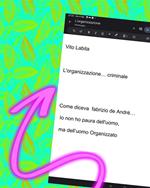 L' organizzazione... criminale. Come diceva Fabrizio de André ... io non ho paura dell'uomo, ma dell'uomo Organizzato