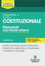 Dispensa di diritto costituzionale. Elementi con parole chiave