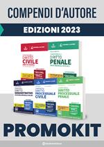 Kit 5 Compendi d'autore: Civile-Penale-Procedura Civile-Procedura Penale-Amministrativo. Con espansione online