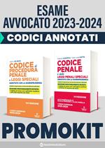 Kit esame avvocato 2023-2024: Codice penale e delle leggi penali speciali. Annotato con la giurisprudenza-Codice di procedura penale e leggi speciali. Annotato con la giurisprudenza