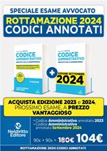 Rottamazione: Codice Amministrativo annotato con la giurisprudenza 2023-2024. Esame Avvocato 2023-2024 + Codice Amministrativo annotato con la giurisprudenza 2023-2024. Esame Avvocato 2024-2025