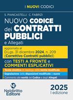 Codice dei contratti pubblici con testo a fronte 2025. Aggiornato al D. Lgs. 31 dicembre 2024, n. 209 (Decreto Correttivo Contratti pubblici)