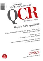 QCR. Quaderni del Circolo Rosselli (2024). Vol. 2: Firenze, bella e possibile