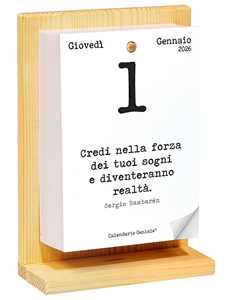 Cartoleria Calendario Geniale 2026 con supporto 17 x 6 x 12 cm My Life