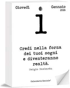 Cartoleria Calendario Geniale 2026 14 x 4 x 10 cm My Life