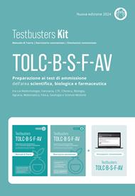 Testbusters TOLC-B, TOLC-S, TOLC-F, TOLC-AV. Preparazione ai test di ammissione dell'area scientifica, biologica e farmaceutica. Kit. Nuova ediz. Con software di simulazione