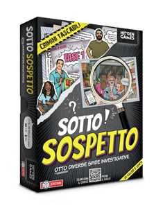 Giocattolo Hidden Games - Sotto sospetto. Otto diverse sfide investigative. Gioco da tavolo MS Edizioni
