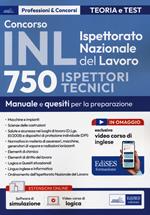 Concorso INL 750 ispettori tecnici