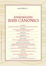 Ephemerides Iuris canonici (2024). Vol. 1