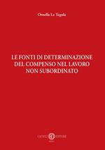 Le fonti di determinazione del compenso nel lavoro non subordinato