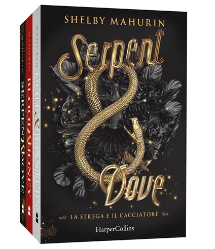 Serpent & Dove, cofanetto dei tre volumi: Serpent & Dove / Blood & Honey / Gods & Monsters - Shelby Mahurin - copertina
