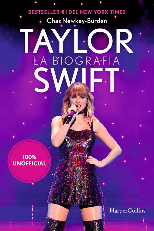 Taylor Swift. La biografia 100% unofficial - Chas Newkey-Burden - copertina