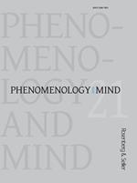 Phenomenology and mind (2021). Vol. 21: phenomenology of social impairments, The.
