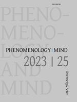 Phenomenology and mind (2023). Vol. 25