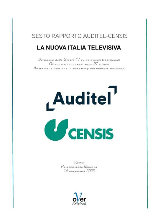 La nuova Italia televisiva. Sesto Rapporto Auditel-Censis - Auditel,CENSIS - ebook