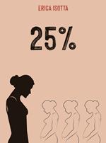 25%. Una de cada cuatro mujeres