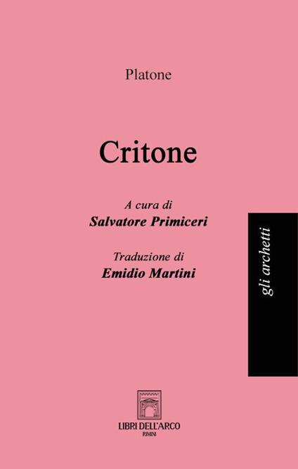 Critone - Platone - copertina