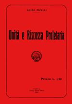 Unità e riscossa proletaria