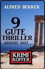 Krimi Koffer 9 gute Thriller August 2022