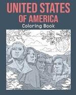 (Edit Invite only) - United States Of America Coloring Book: Painting on USA States Landmarks and Iconic, Gifts for Tourist