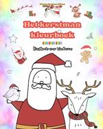 Het kerstman kleurboek Kerstboek voor kinderen Schattige winter- en kerstmantekeningen om van te genieten: Leuke kerstontwerpen om creativiteit en leren te stimuleren