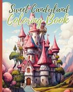 Sweet Candyland Coloring Book: Candy Land and Sweets Coloring Pages, In the Land of Candy Book For Girls