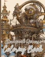 Steampunk Universe Coloring Book For Adults: Creative Haven Steampunk Coloring Pages, Images for Relaxation, Inspiration