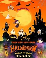 Erschreckend lustiges Halloween Malbuch f?r Kinder Entz?ckende Horrorszenen zur Feier von Halloween: Unglaubliche Sammlung von Halloween-Szenen zur F?rderung der Kreativit?t