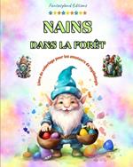 Nains dans la for?t Livre de coloriage pour les amateurs de mythologie Sc?nes de fantaisie pour adultes: Collection de magnifiques dessins pour favoriser la cr?ativit? et la d?tente