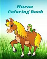 Horse Coloring Book: Cute Horse Animal Coloring Book for Girls │Amazing World of Horse and Pony